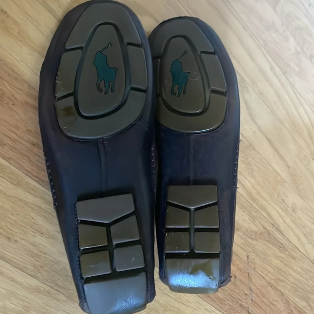 Men's polo, Ralph Lauren Roderick, Leather driving Loafers size 11 1/2